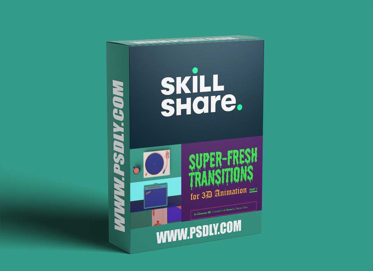 Super-Fresh Transition Animations in Cinema 4D! Part 1