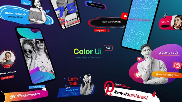 Videohive Color UI Kit 43116510