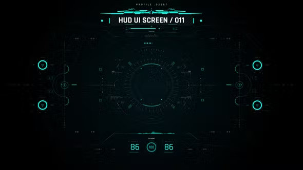 Videohive HUD Screen Interface 1 42850837