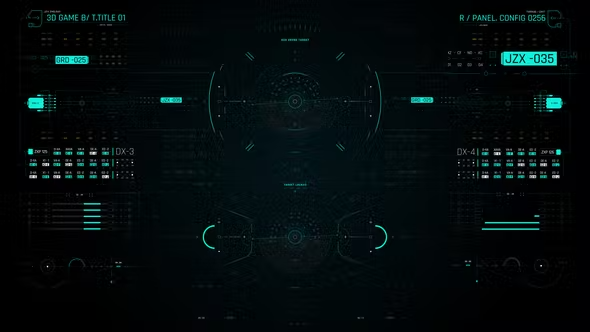 Videohive HUD Screen Interface 6 43063930