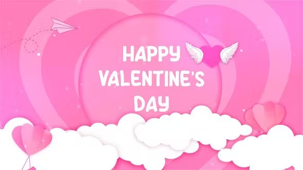 Videohive Heart Wings Theme Valentines Day Slideshow 42799326