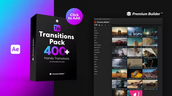 Videohive Transitions Pack 42736354