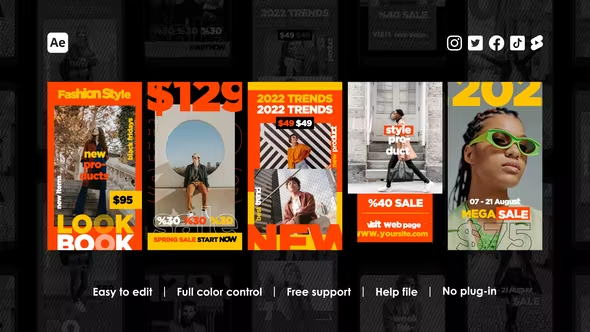 Videohive Trendy Instagram Stories 42729759