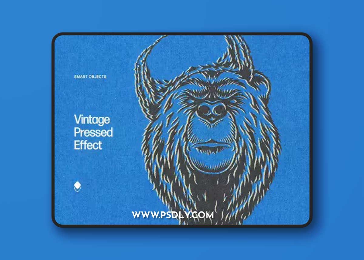 Vintage Pressed Cardboard Effect