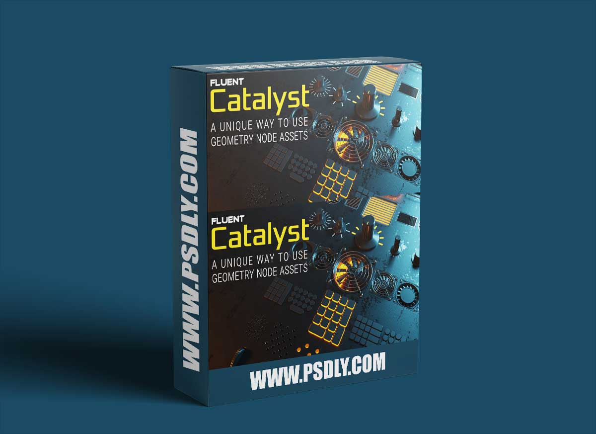[Blender] Fluent Catalyst - Geometry Nodes Ui And Library System