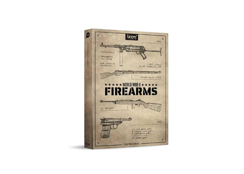 Boom Library World War II Firearms Construction Kit