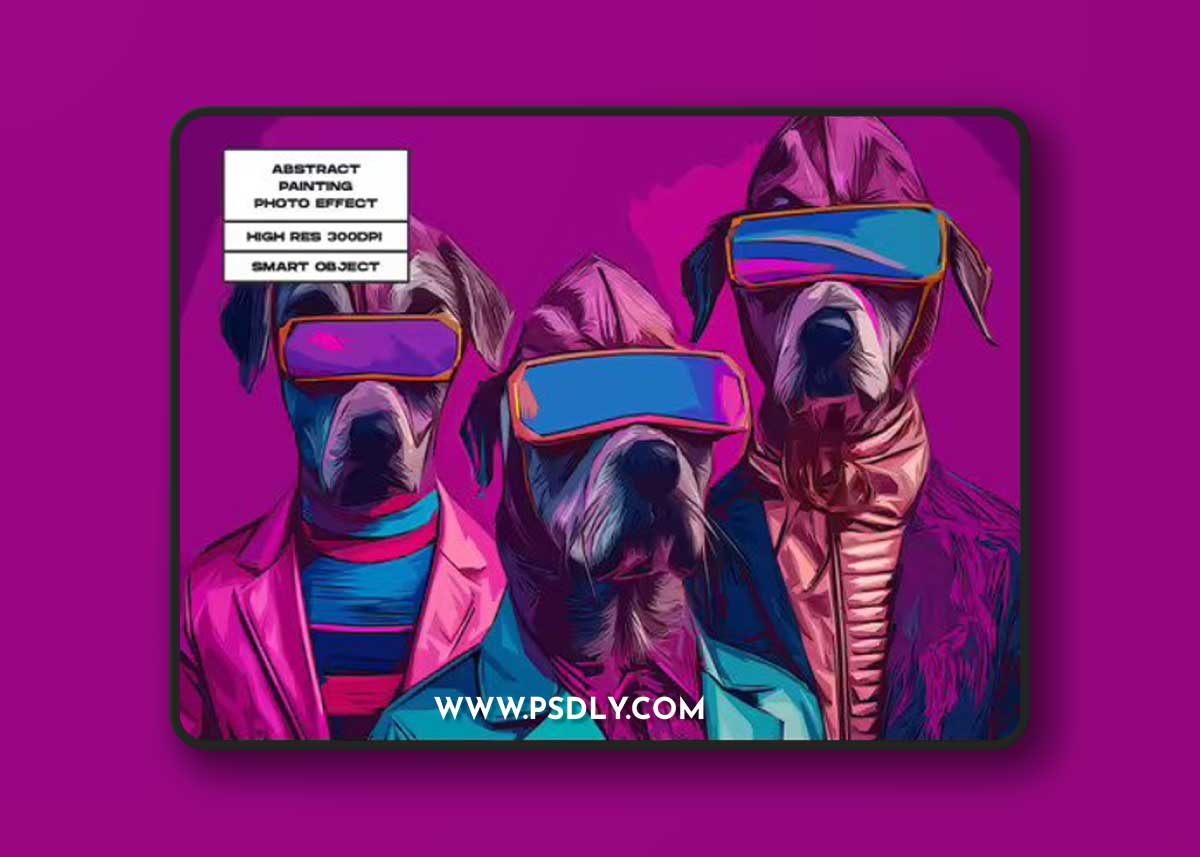 CreativeMarket - Abstract Painting Photo Effect 12735060