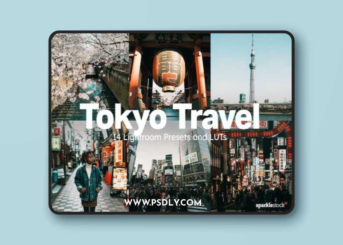Creativemarket - 14 Tokyo Travel Lightroom Presets and LUTs