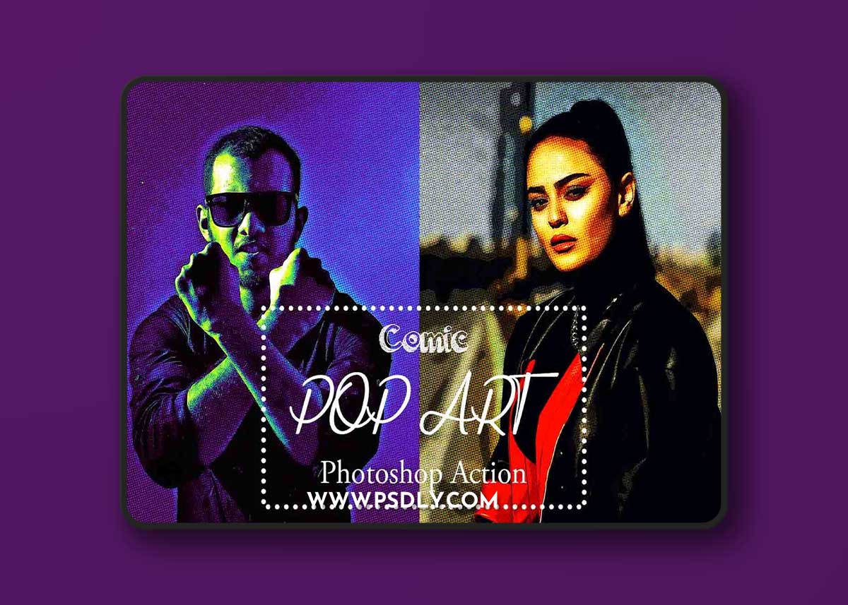 Creativemarket - Comic Pop Art Photoshop Action