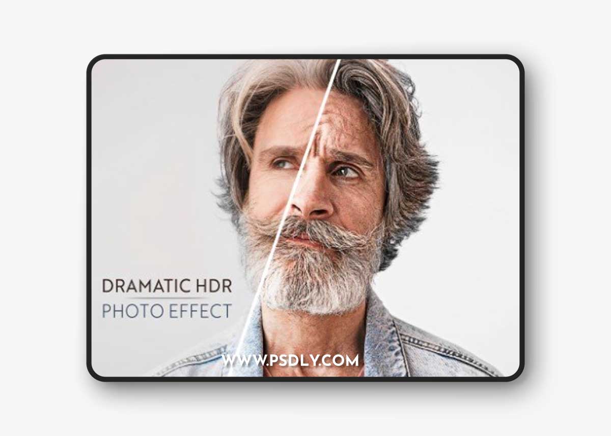Dramatic Hdr Portrait Photo Effect