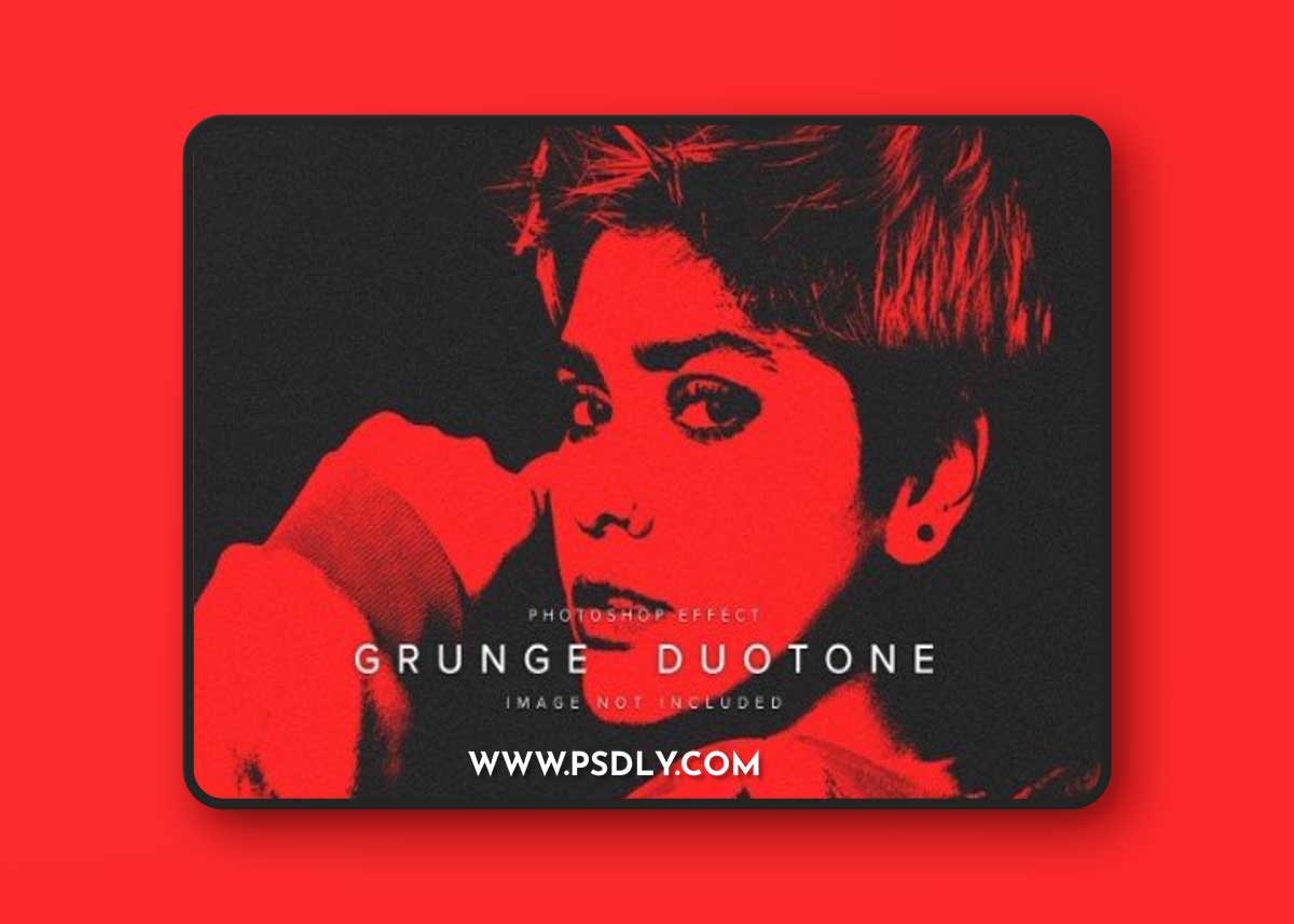 Grunge Duotone Photo Effect