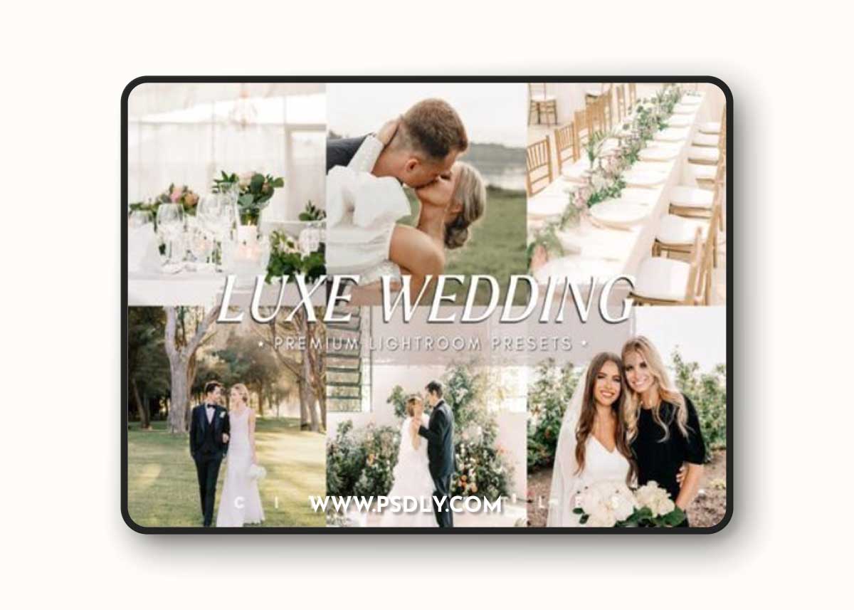Luxe Wedding Lightroom Presets Pack