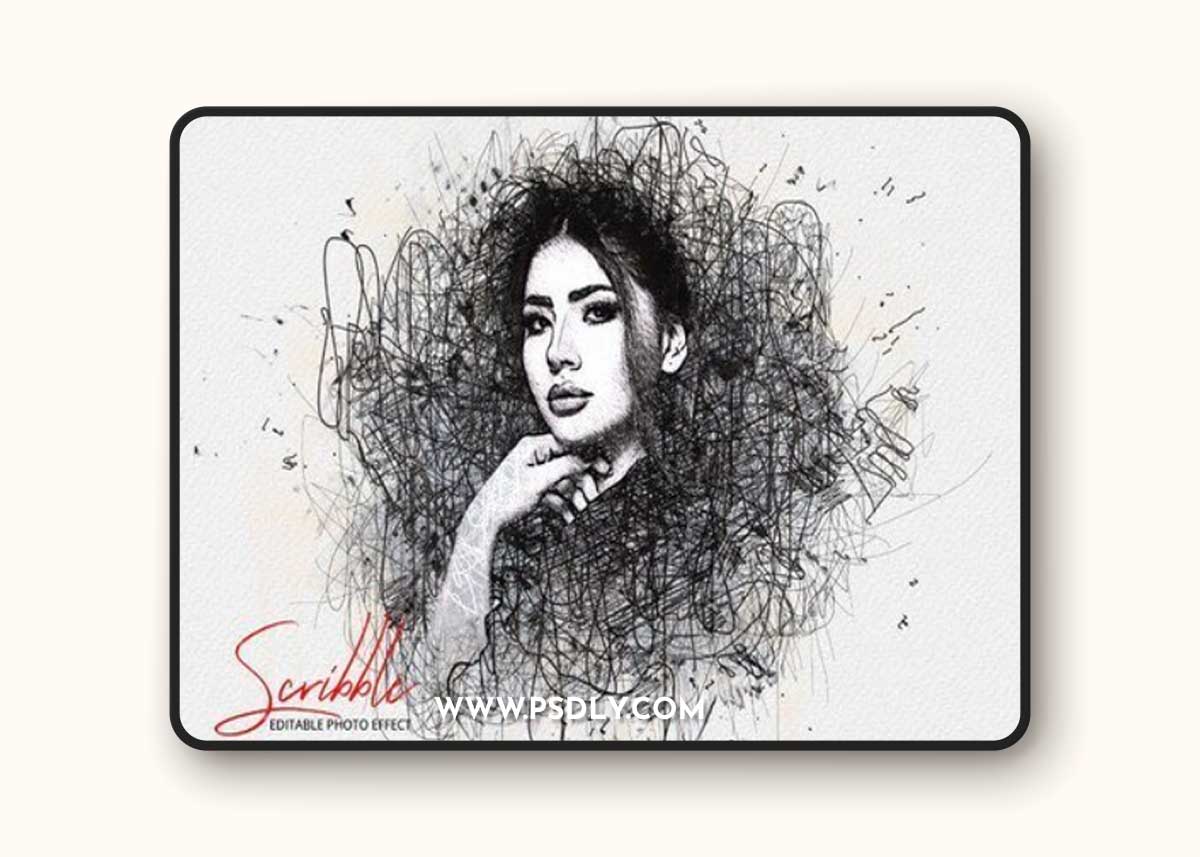Scribble Photo Art Effect 2