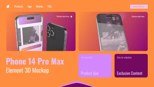 Videohive App Promo Phone 14 Pro 43422500