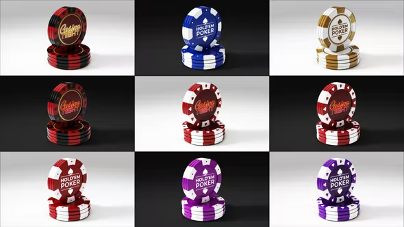 Videohive Casino Coins Loopable Logo Reveals 43428666
