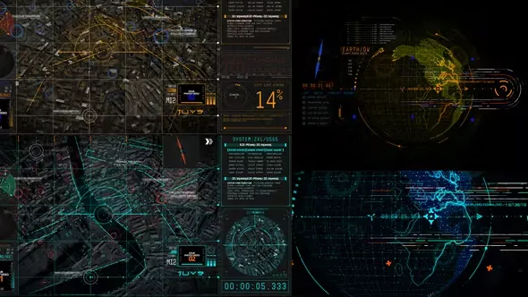 Videohive HUD UI Earth 5 43775314