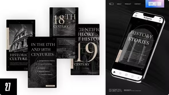 Videohive History Instagram Stories 43434165
