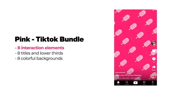 Videohive Pink - TikTok Bundle 43768803