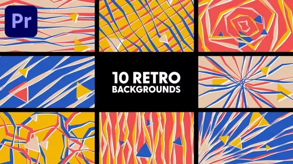 Videohive Retro Backgrounds 43824287