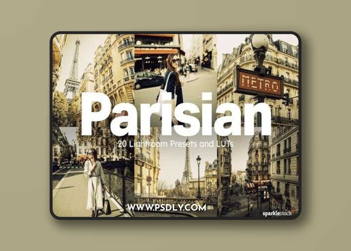 20 Parisian Lightroom Presets and LUTs 56JNGWC