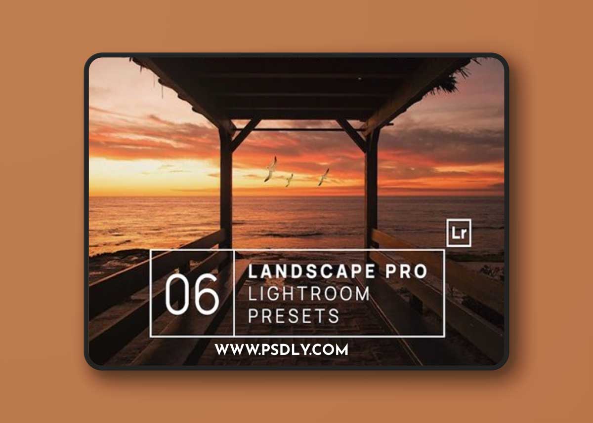 6 Landscape Pro Lightroom Presets + Mobile LTTDDYE
