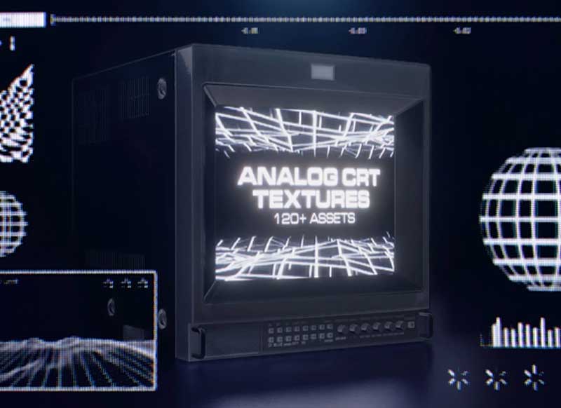 Analog CRT Textures Steven McFarlane Design