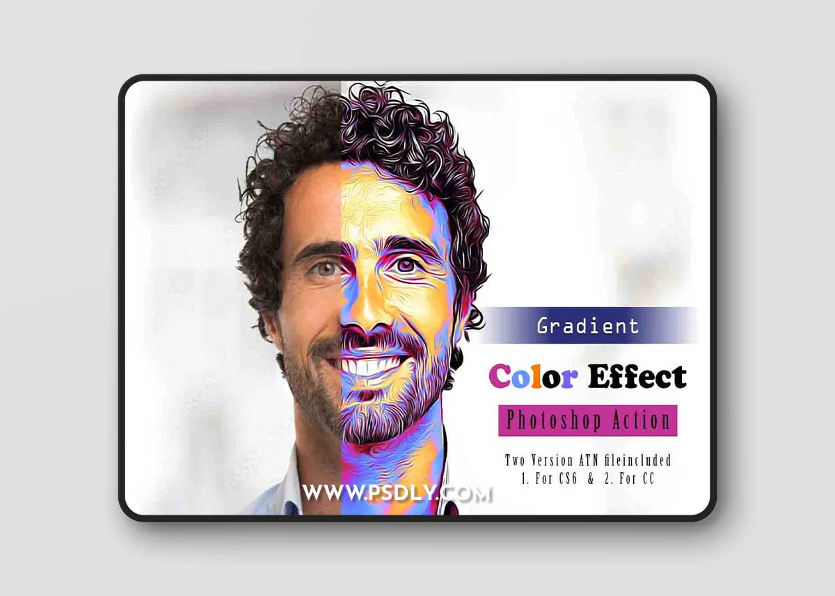 Creativemarket - Gradient Color Effect PS Action 13477952