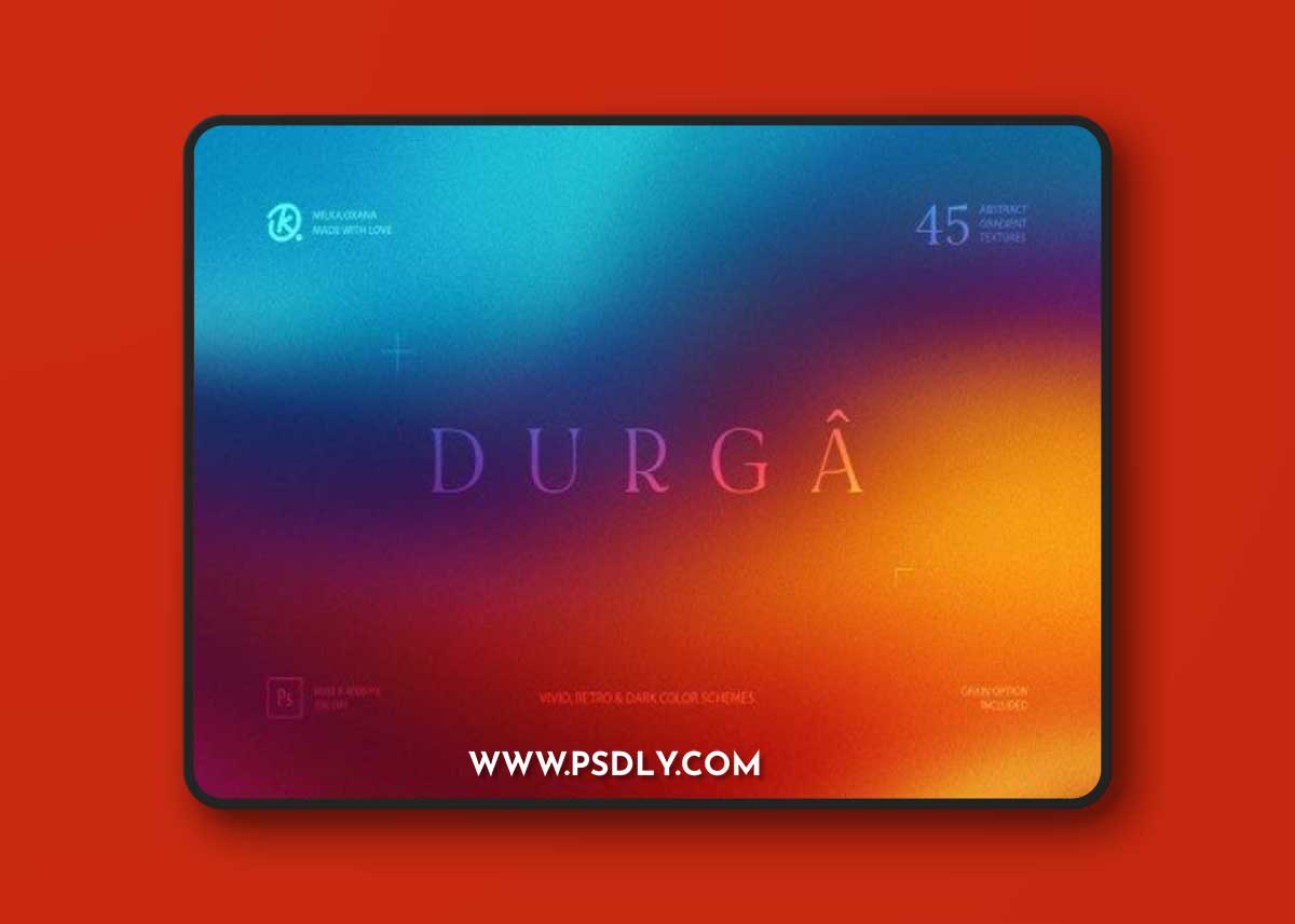 Durgâ Abstract Gradient Textures