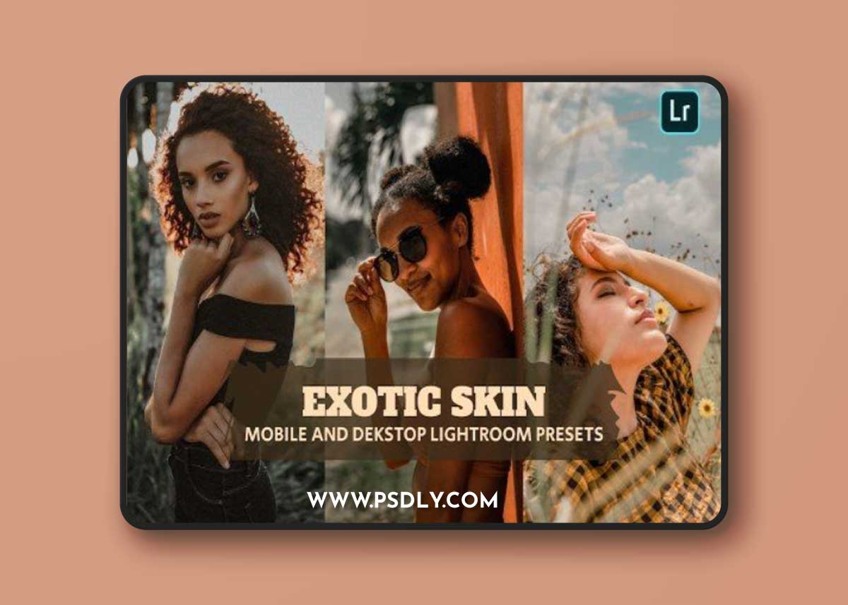 Exotic skin lightroom presets dekstop and mobile