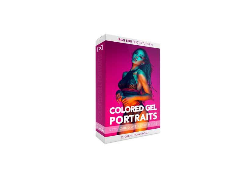 Jake Hicks - Colored Gel Portraits & Retouching