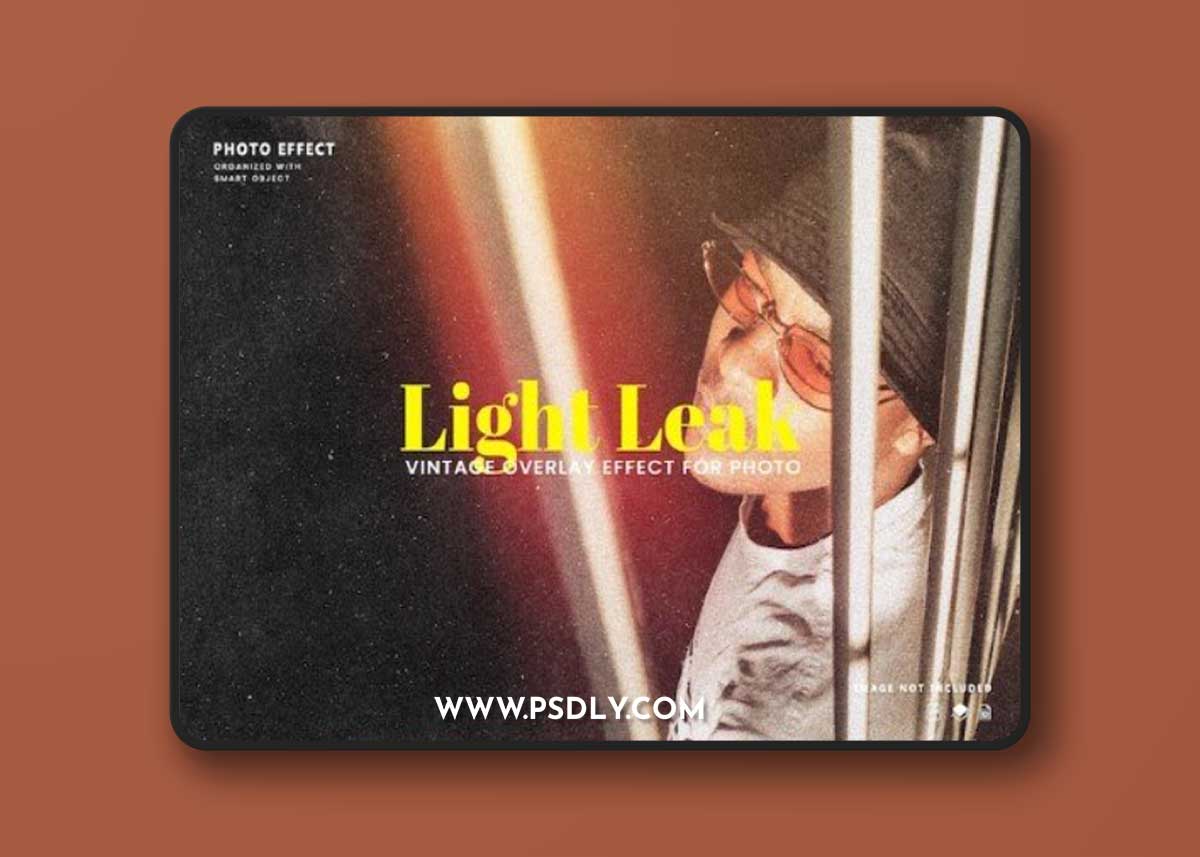 Light leak & Bokeh overlay effect for photoshop