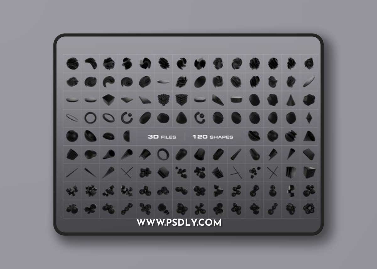 UI8---3D-Black-Shapes-Collection