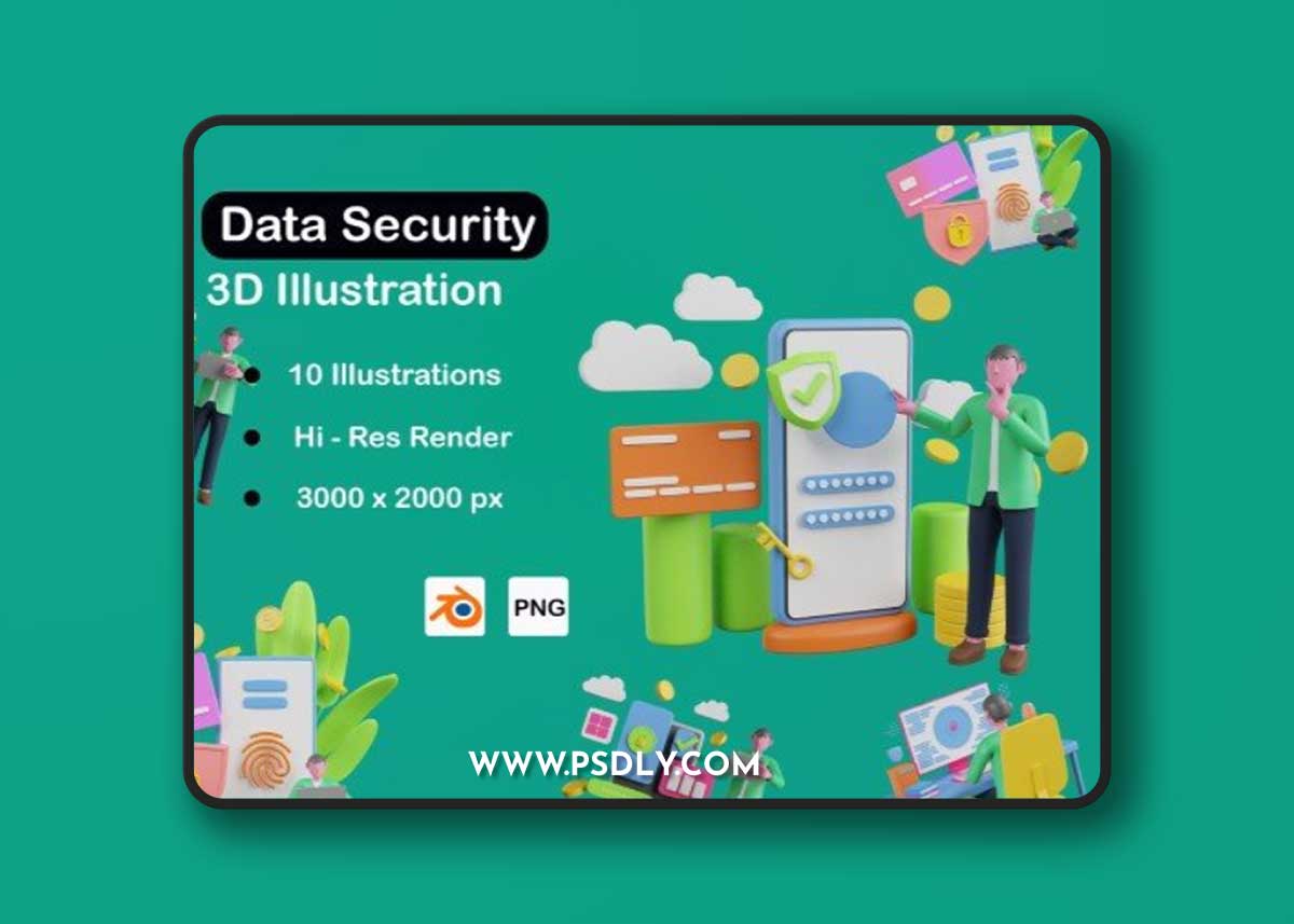 UI8 - 3D Data Security Pack