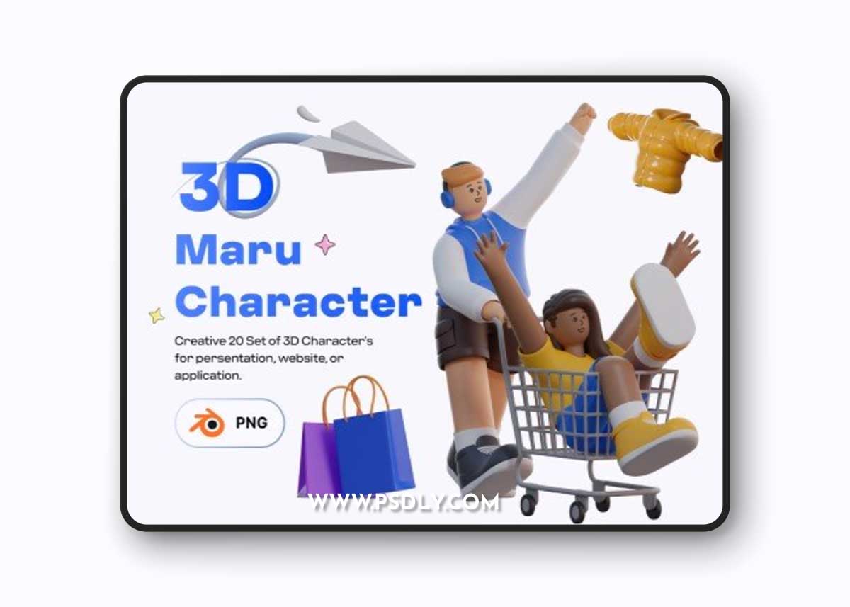 UI8 - Maru 3D Characters