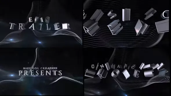 Videohive Cinematic 3D Title Animation 43943836