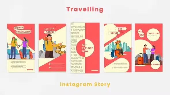 Videohive Enjoy Travelling Instagram Story 44422314