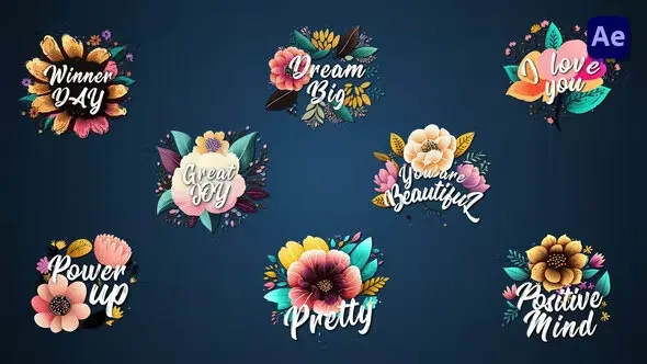 Videohive Flower titles #2 [After Effects] 44490696
