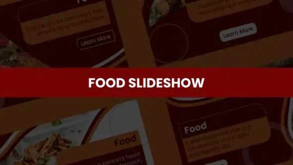Videohive Food Slideshow 44475809