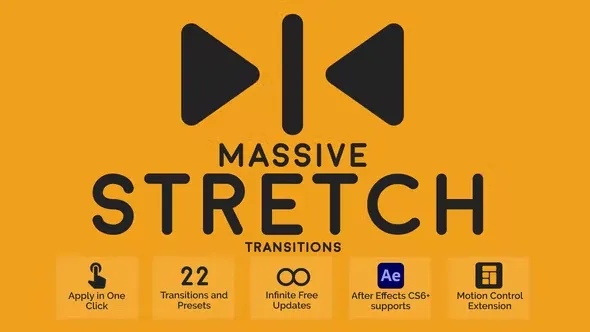 Videohive Massive Stretch Transitions 44445124