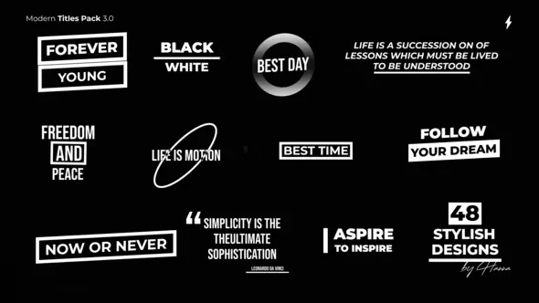 Videohive Modern Titles 3.0 - AE 44355010