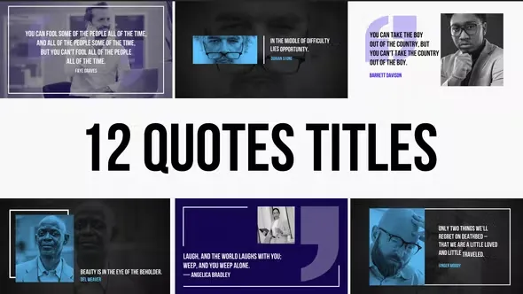 Videohive Quotes Titles Pack 43420232