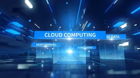 Videohive Tech Tunnel Title 43728289