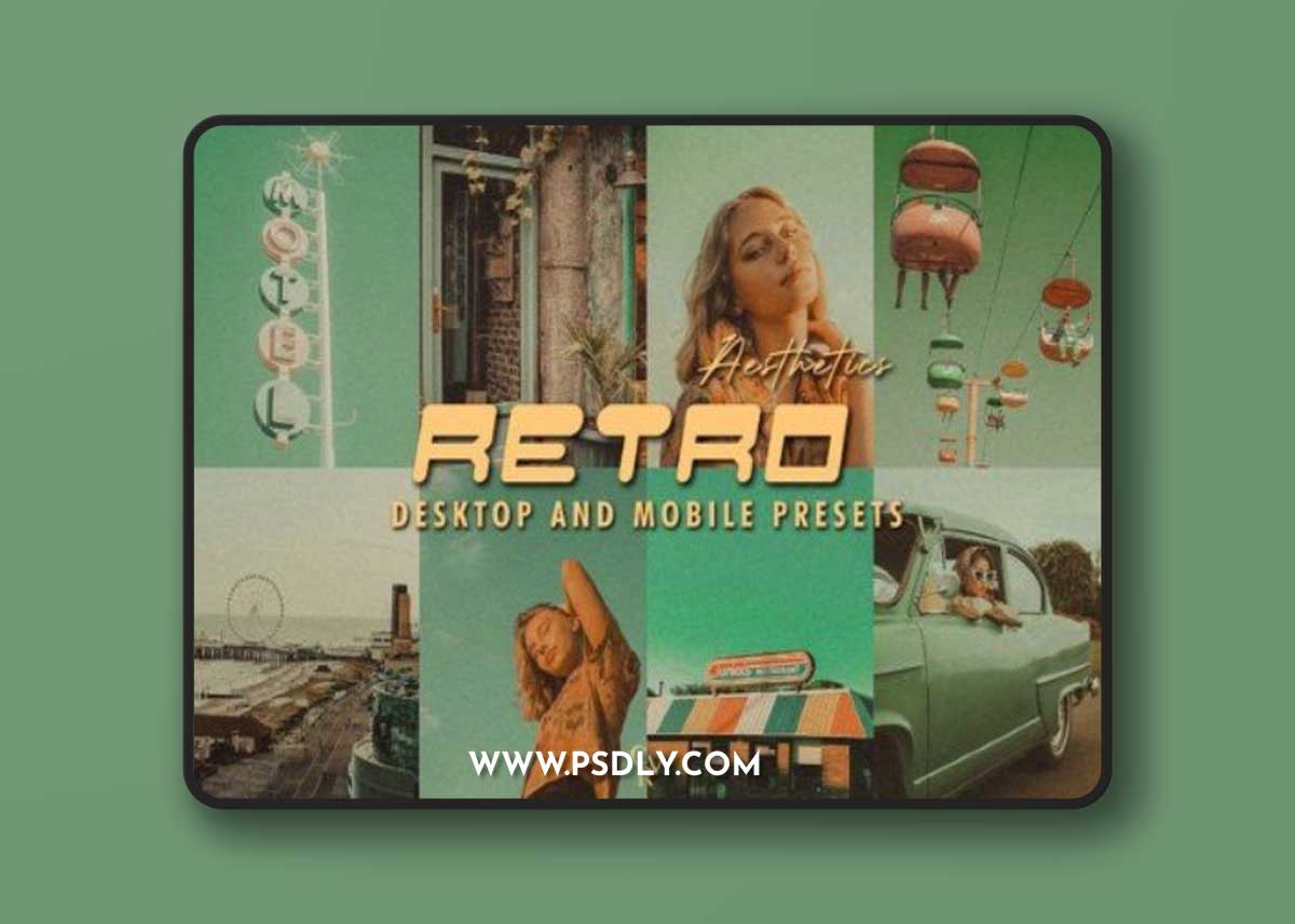 10 Retro Aesthetics Lightroom Presets