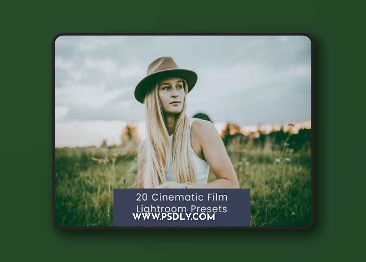 20 Cinematic Film Lightroom Presets XSGBCYK