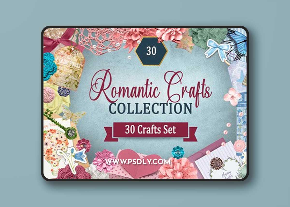 30 Romantic Crafts Premium Graphics