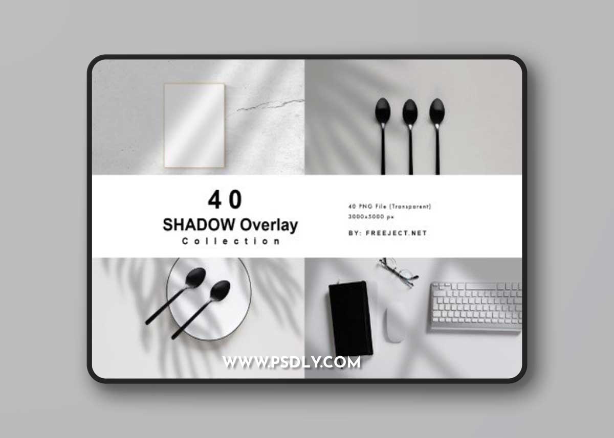 40 Shadow Overlay Collection