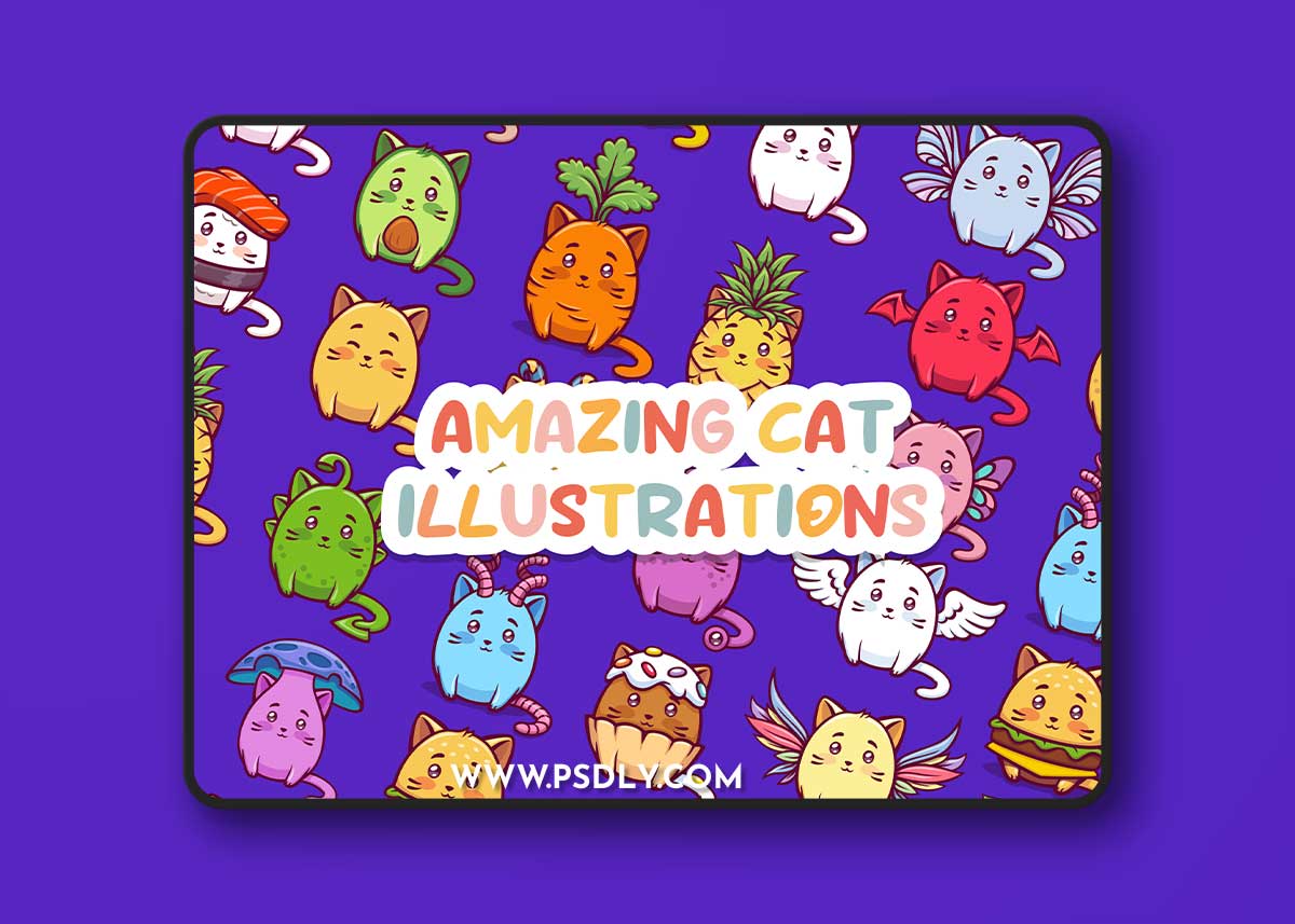 Amazing Cat Illustrations