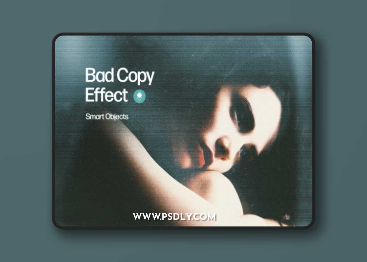 Bad Copy Photo Effect 562821836