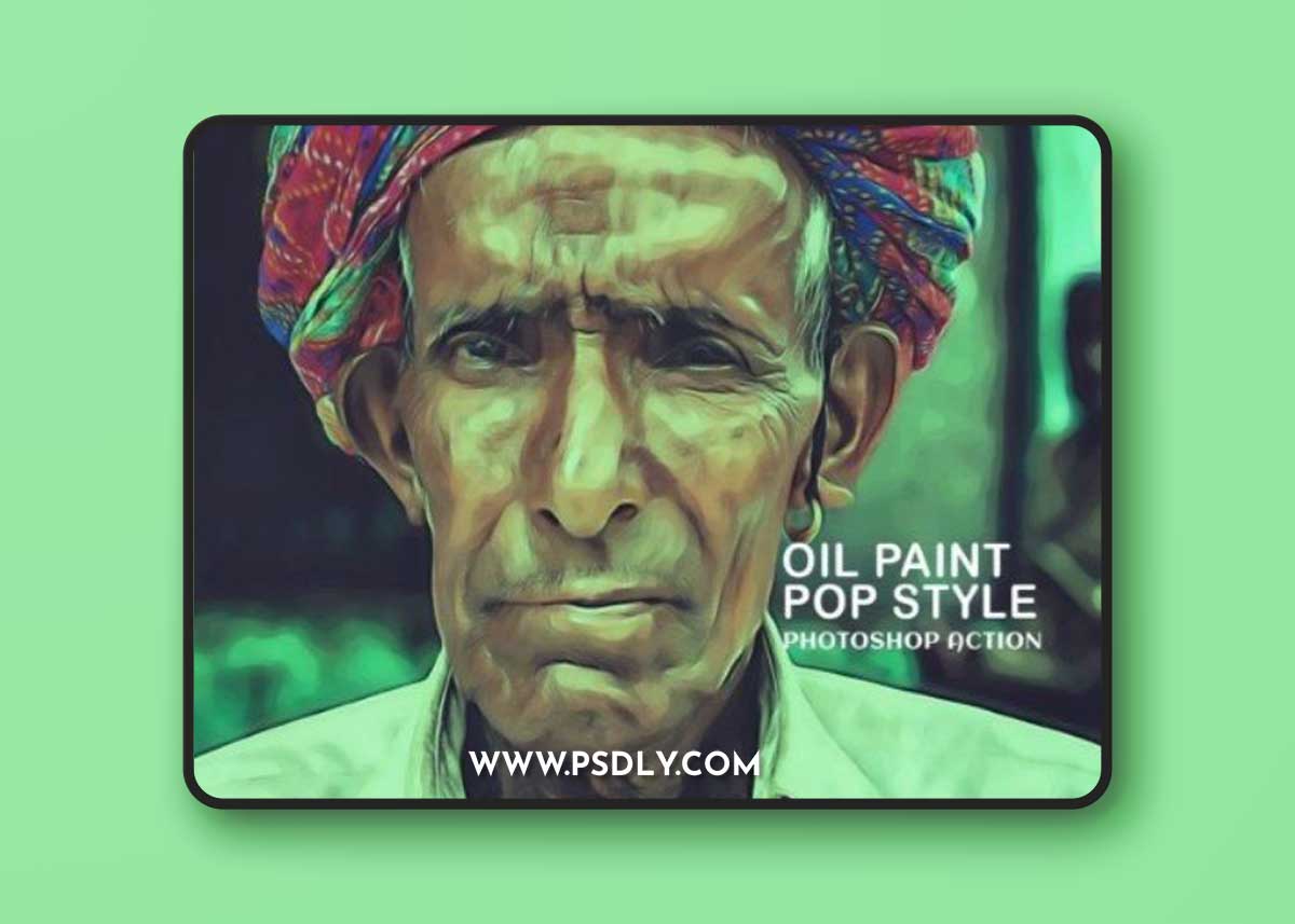 Oil Paint Pop Style Action