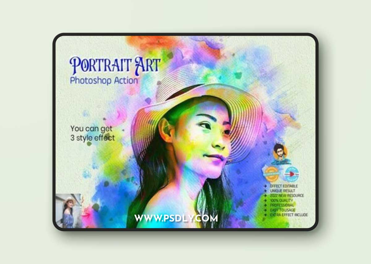 Portrait Art Photoshop Plugin